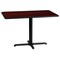 Emma and Oliver 24"x42" Rectangular Laminate Table with 23.5"x29.5" Table Height Base